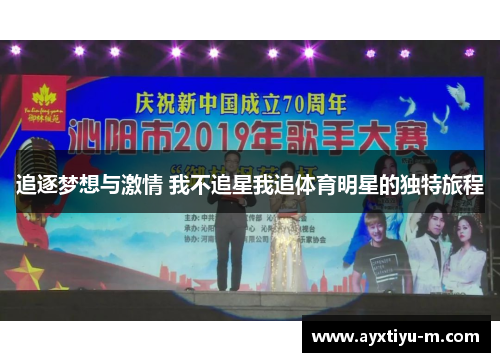 追逐梦想与激情 我不追星我追体育明星的独特旅程